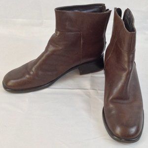 Croft & Barrow Ankle Boots Size 9 1/2M Brown Great Condition